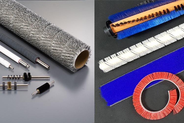 Polyester, Nylon and Carbon Fiber brushes for consumer & industrial application